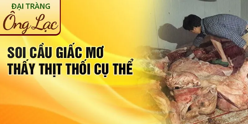 Nằm Mơ Thấy Thịt Thối: Bí Ẩn Từ Giấc Mơ Kỳ Lạ 3 Soi cầu giấc mơ thấy thịt thối cụ thể