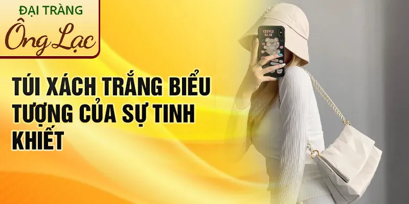 Nằm Mơ Thấy Đeo Túi Xách: Bí Ẩn Vận May Phía Trước 3 Túi xách trắng biểu tượng của sự tinh khiết
